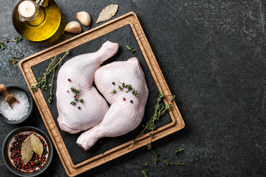 With Skin Chicken Thigh / Whole Leg